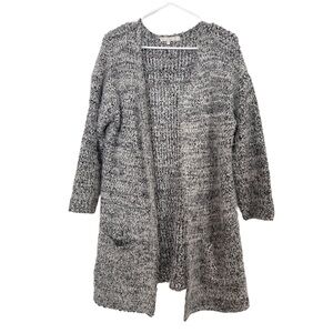 Open Front Cardigan Super Soft Gray Medium